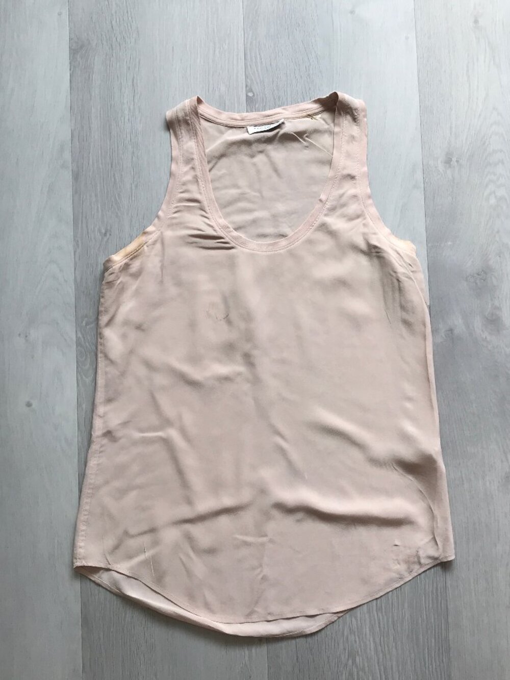 EQUIPMENT PINK SILK SLEEVELESS BLOUSE WOMENS XS